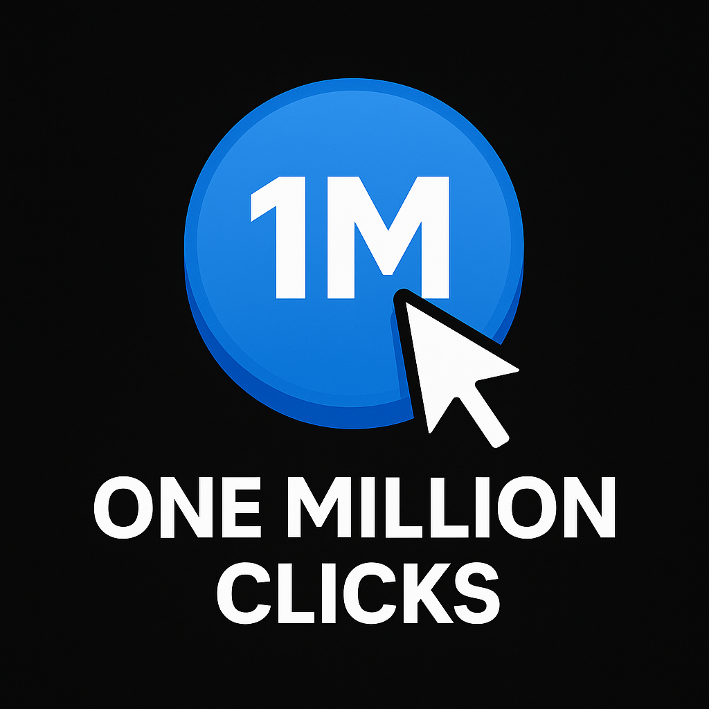 One Million Clicks Logo